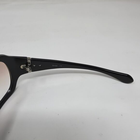 Y2K Oakley Women\'s Script Wrap Sunglasses Black Frame Gradient Lenses Case Bag main image 6